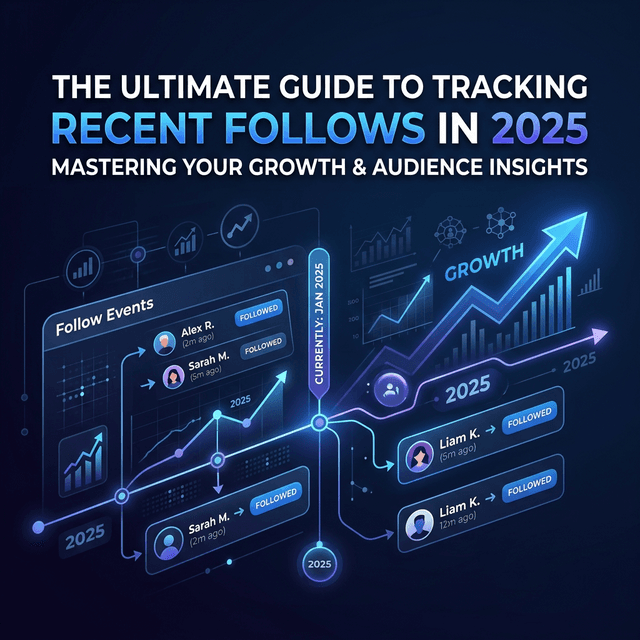 The Ultimate Guide to Tracking Recent Follows - ifollowtracker guide